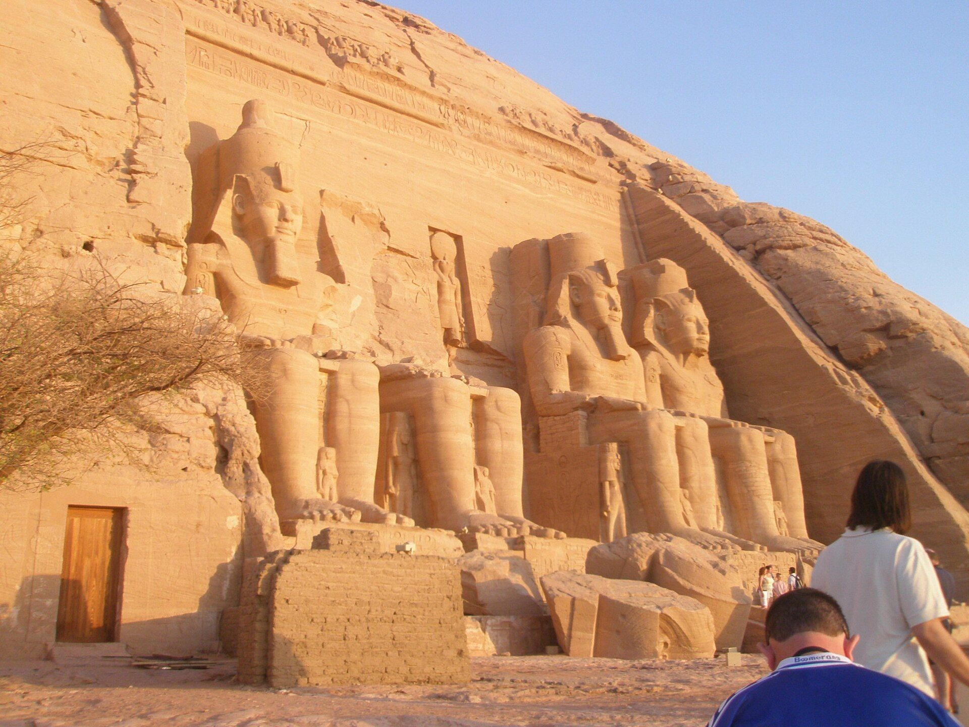 The Great Temple of Abu Simbel at sunrise
