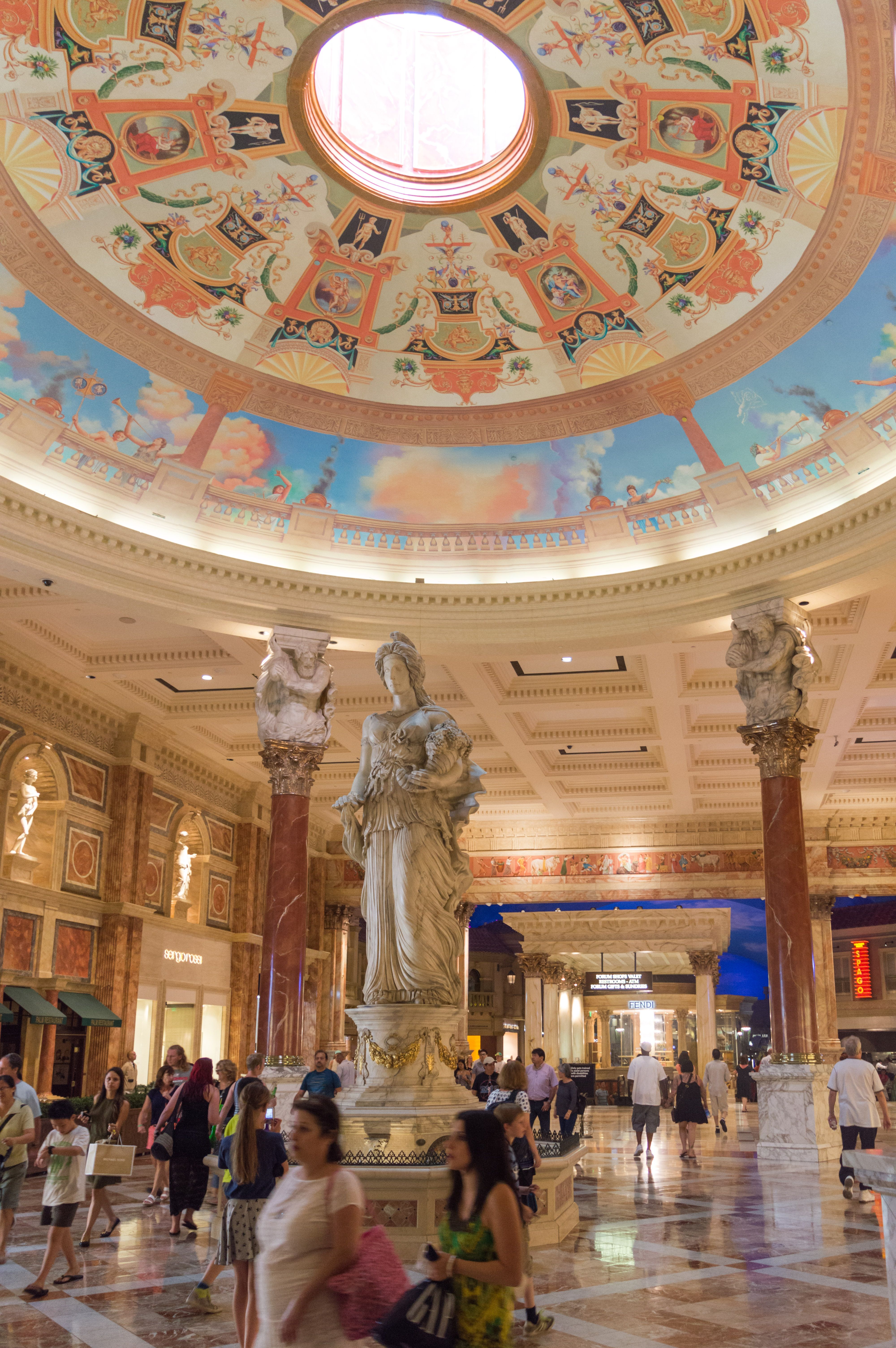 Caesars Palace, one of the six re:Invent 2026 campus venues (city context, not the event itself)