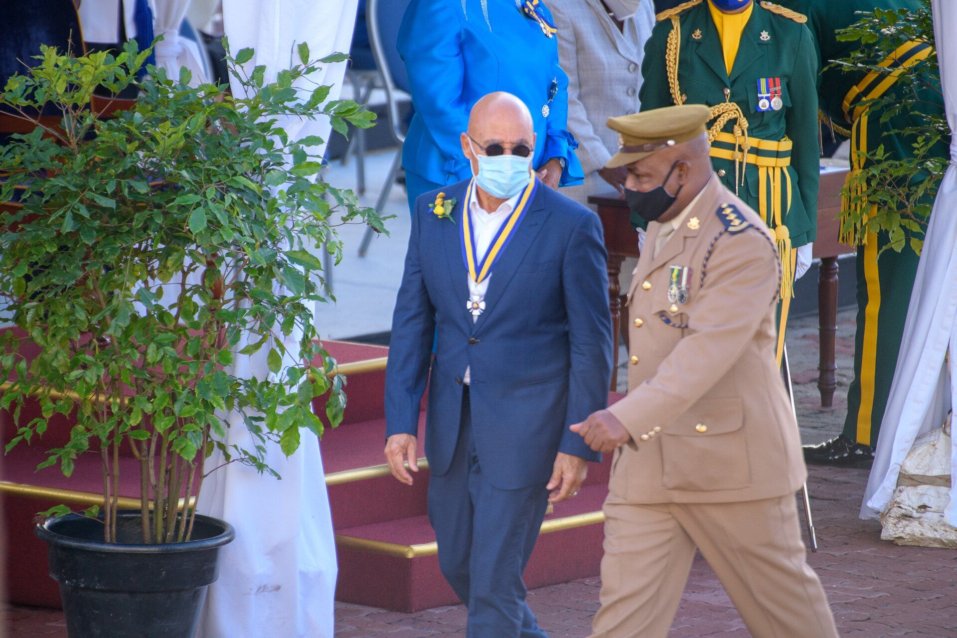 Formal presentation at Barbados's 2020 Independence ceremony