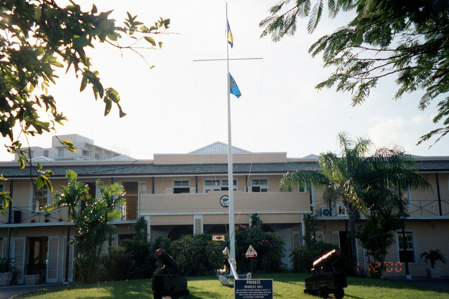 Barbados Yacht Club building near the Bay Street race-start corridor