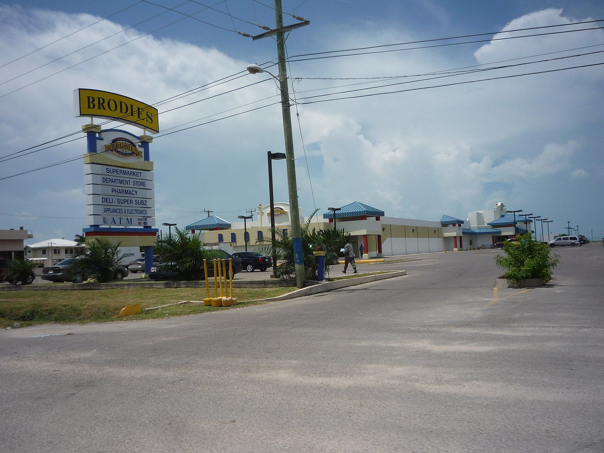 Brodies retail storefront in Belize City