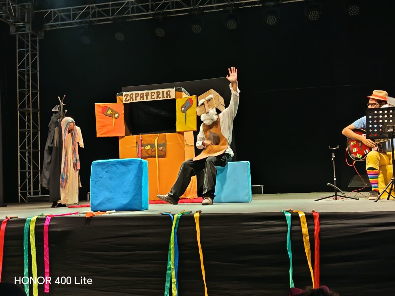 Public performance at Santa Cruz's 2026 international book fair