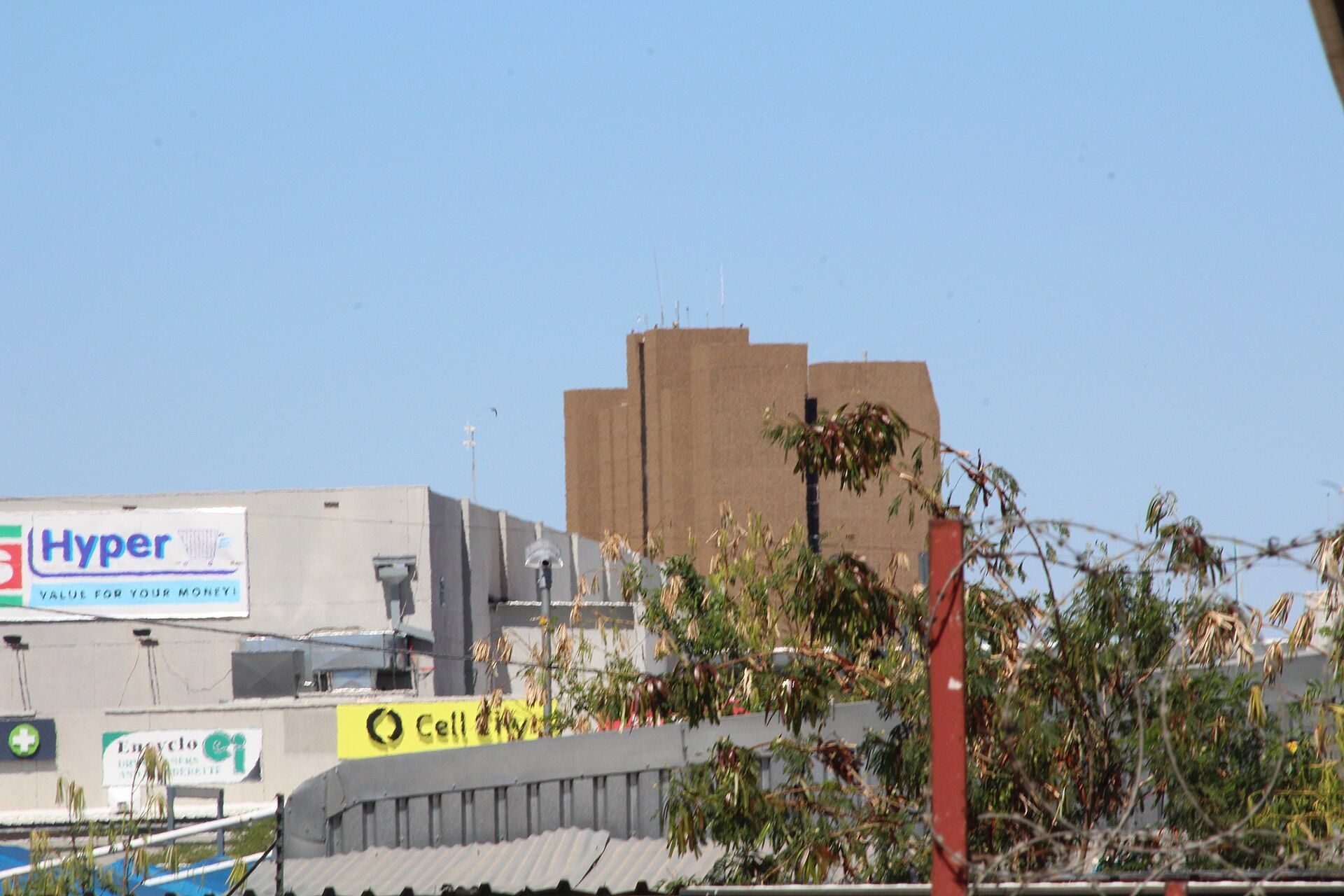Orapa House and surrounding commercial buildings in Gaborone