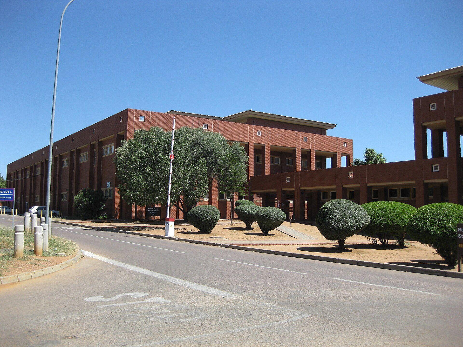 Earth Science building at the University of Botswana