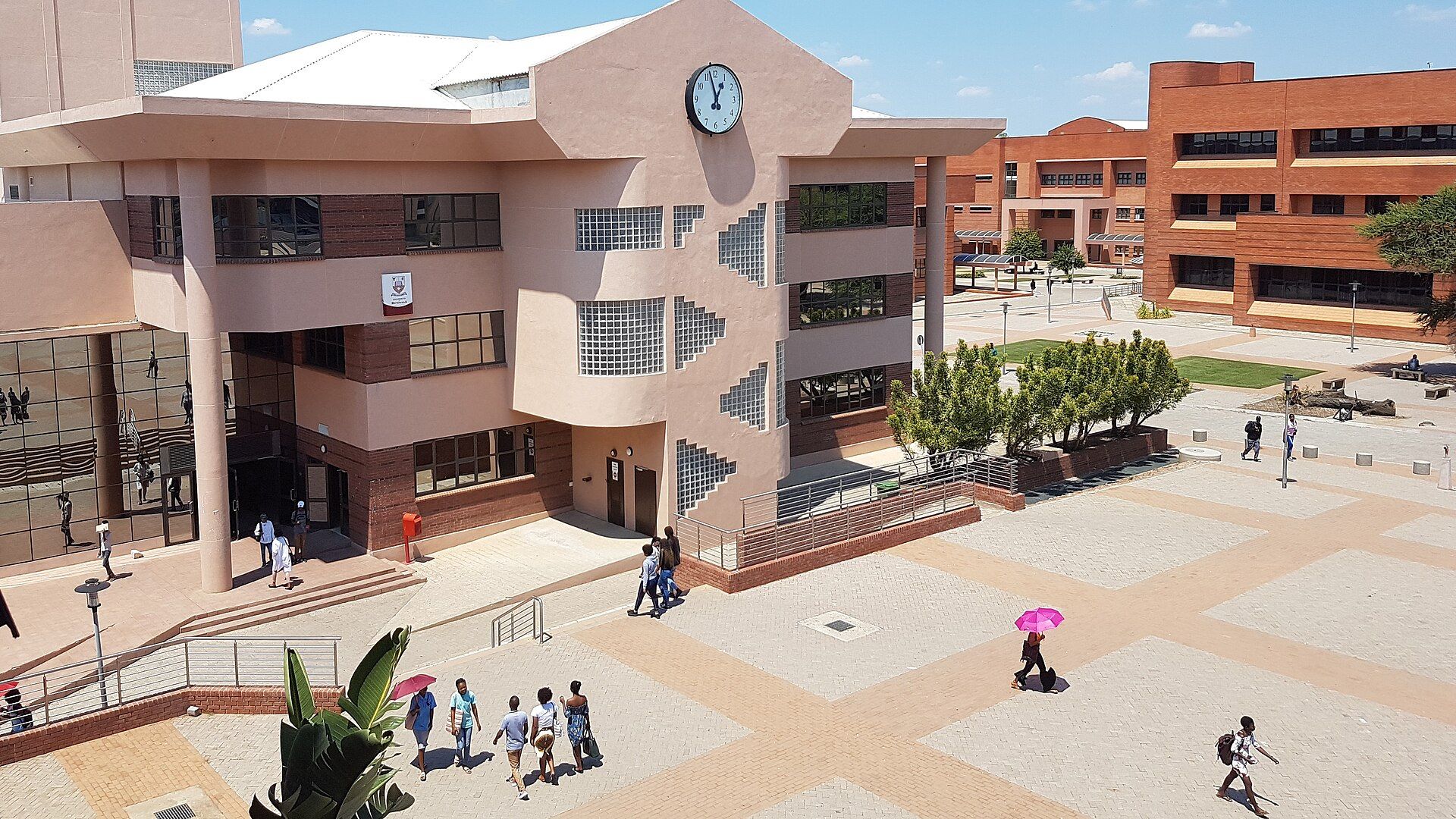 University of Botswana campus building in Gaborone