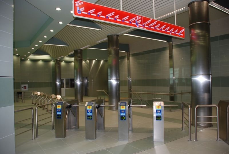 Ticket hall at Inter Expo Center–Tsarigradsko Shose metro station