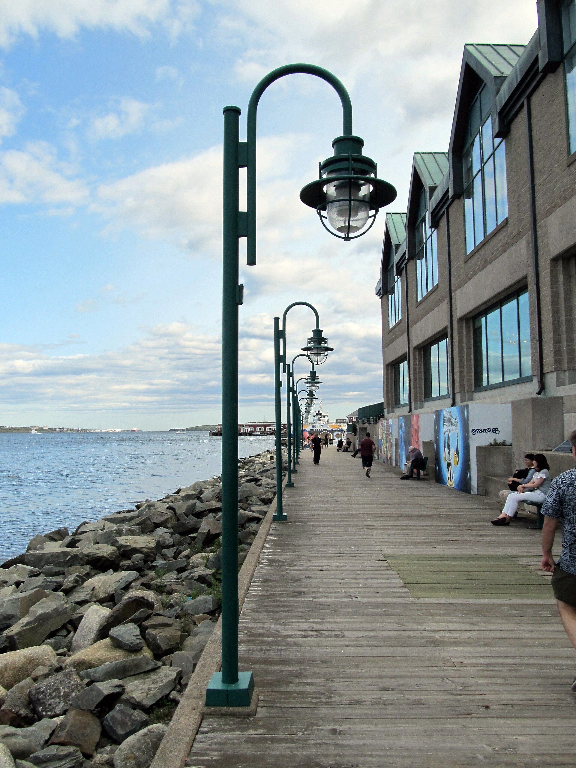 Authentic Halifax city and waterfront context
