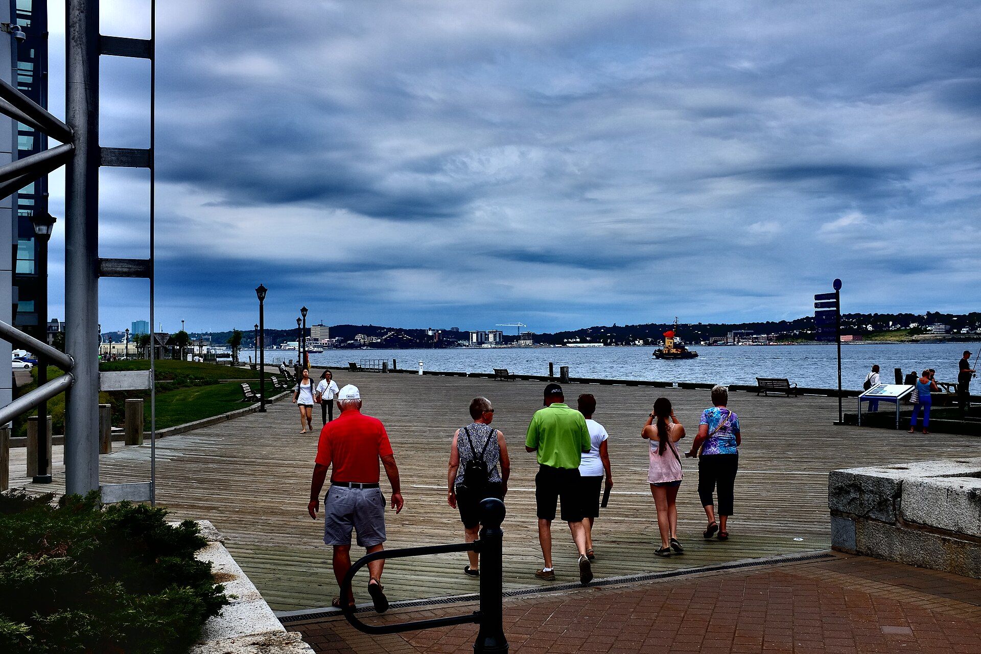 Authentic Halifax city and waterfront context