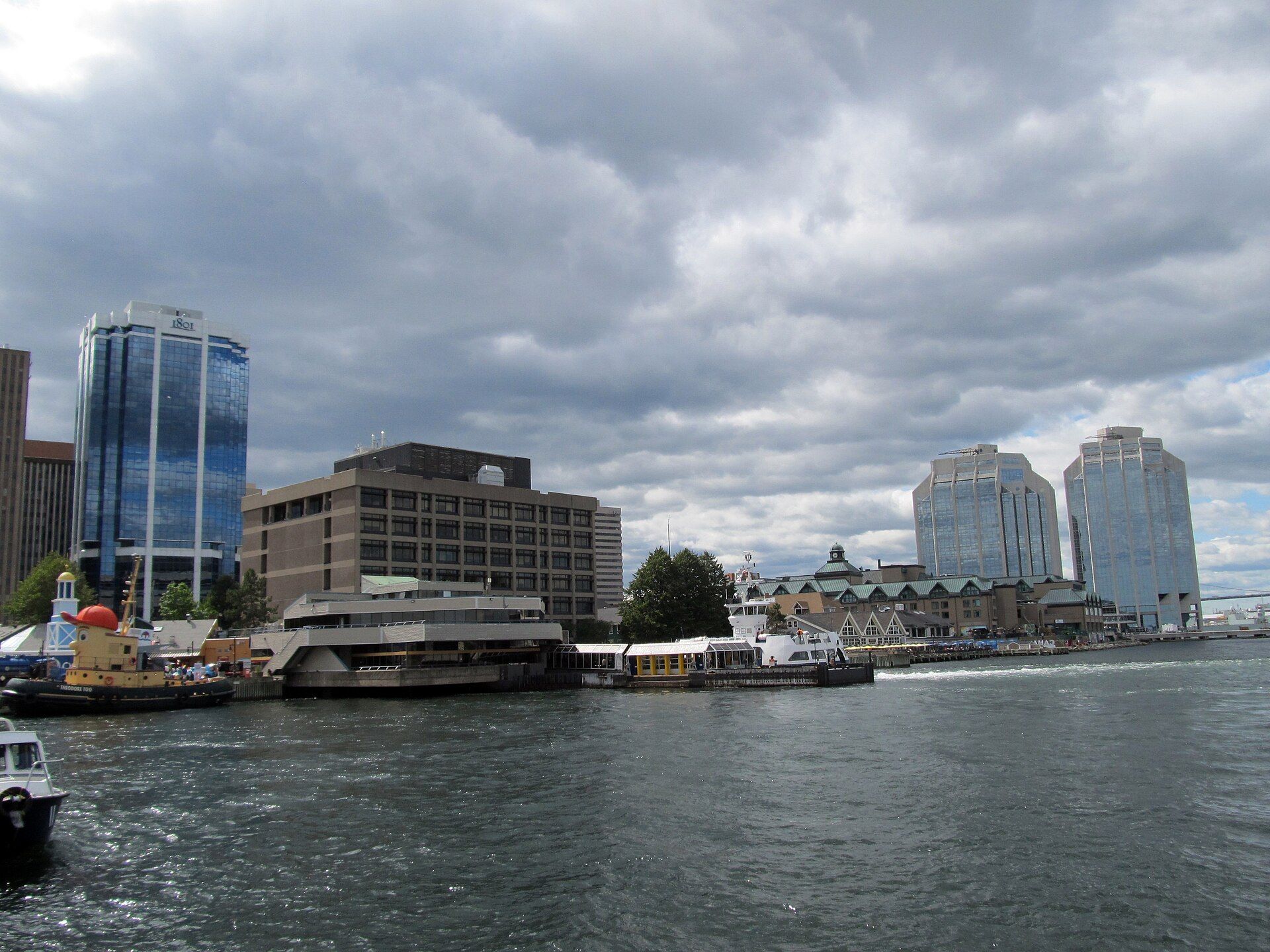 Authentic Halifax city and waterfront context