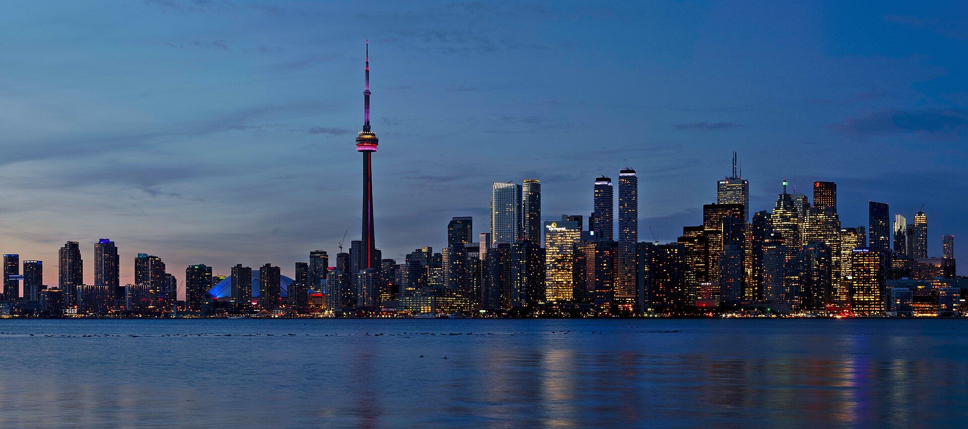 Authentic Toronto city and waterfront context