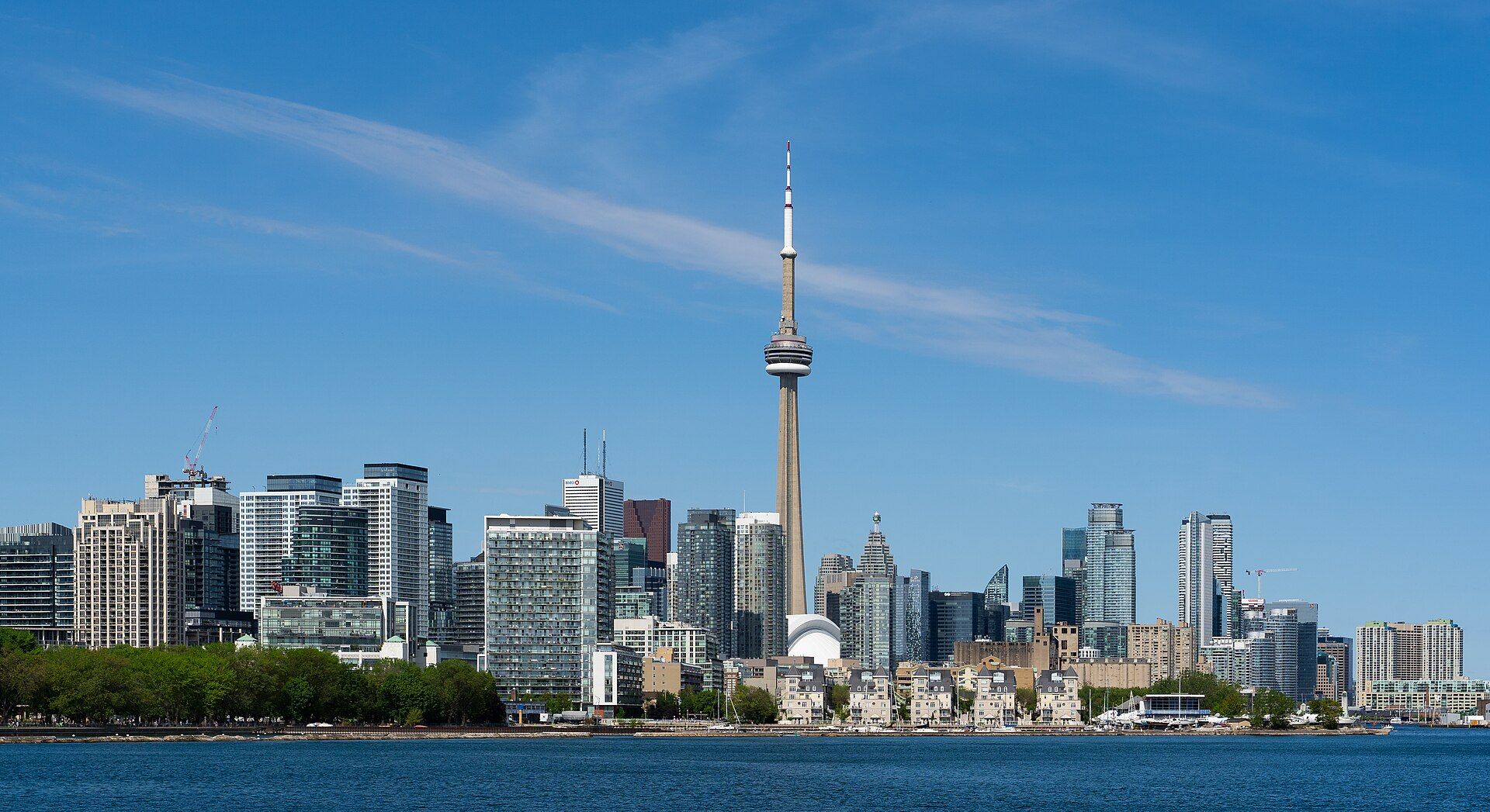 Authentic Toronto city and waterfront context