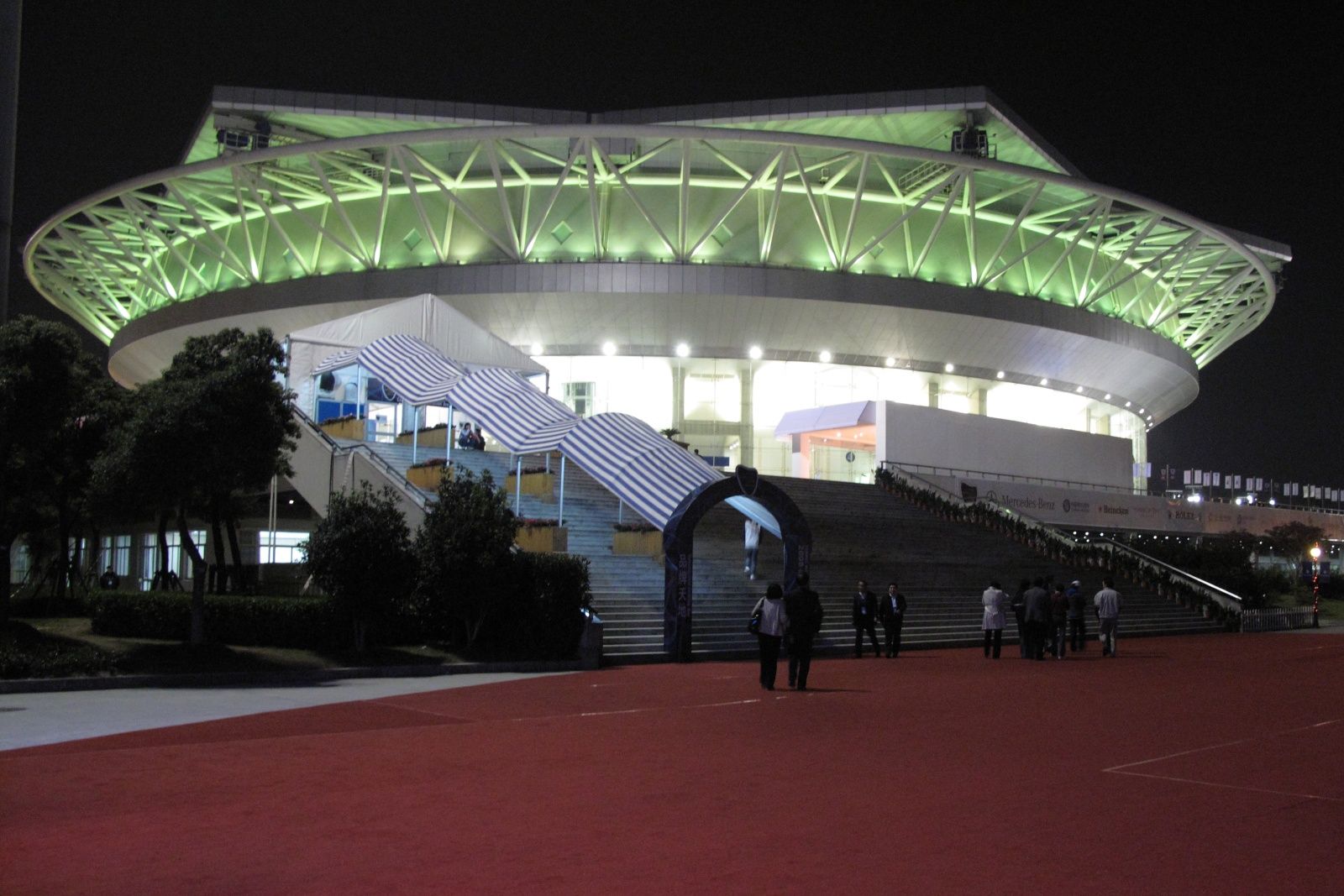 Authentic Shanghai venue or transit context