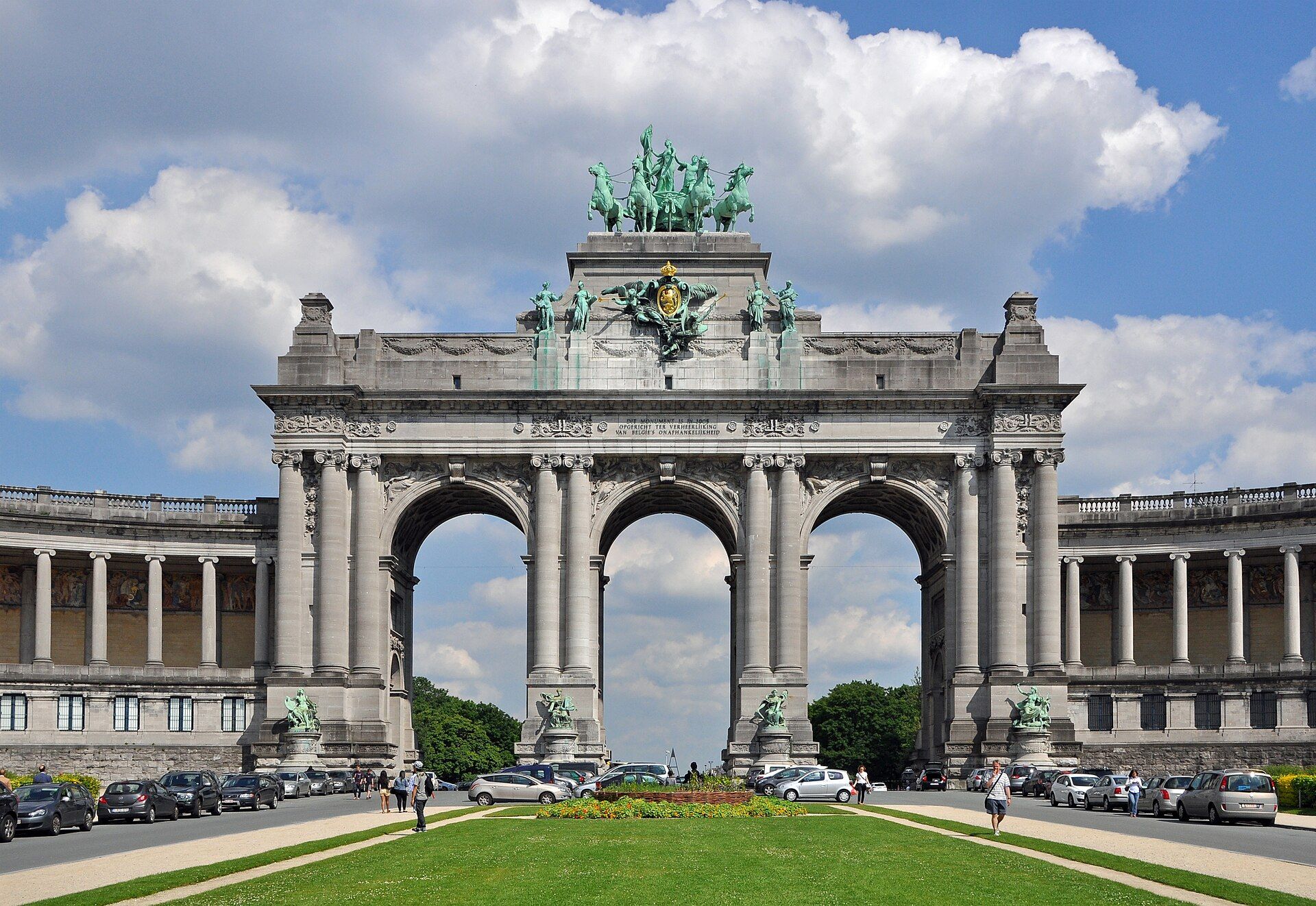 Cinquantenaire Park Arch in Belgium