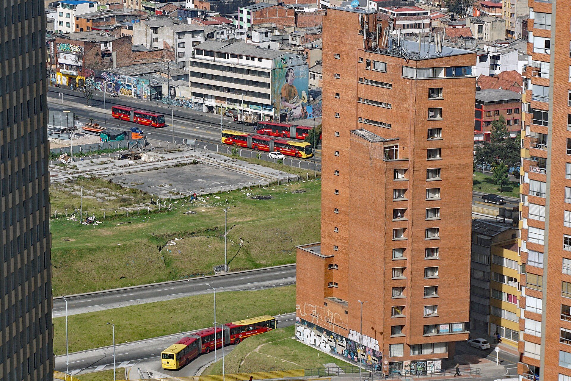 Authentic Bogotá venue, transit or destination context