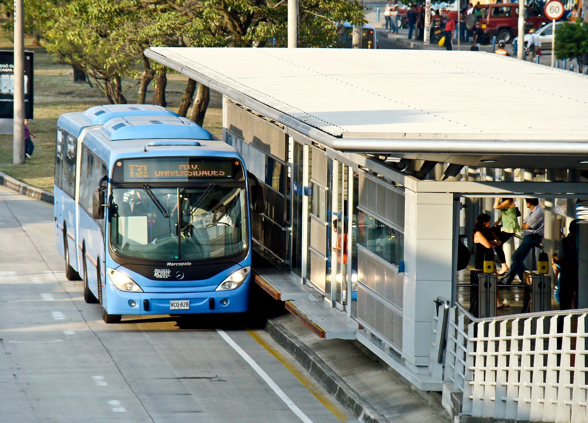 Authentic Cali venue, transit or destination context