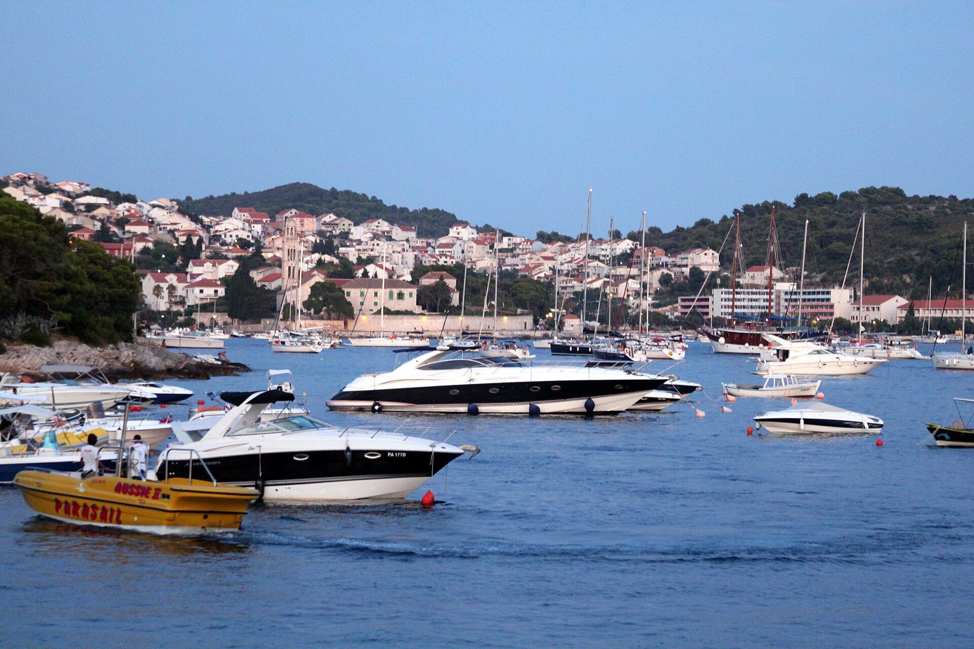 Authentic Hvar town and waterfront