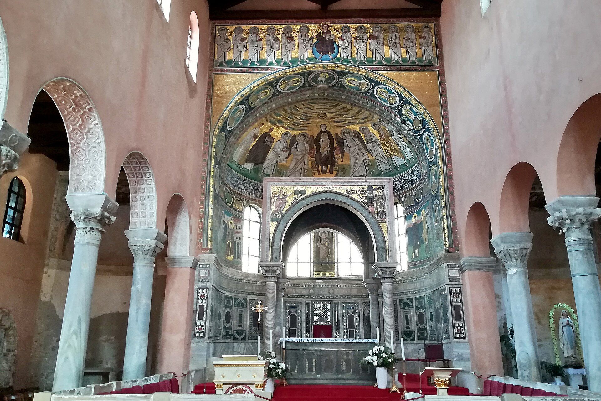 Authentic Euphrasian Basilica interior