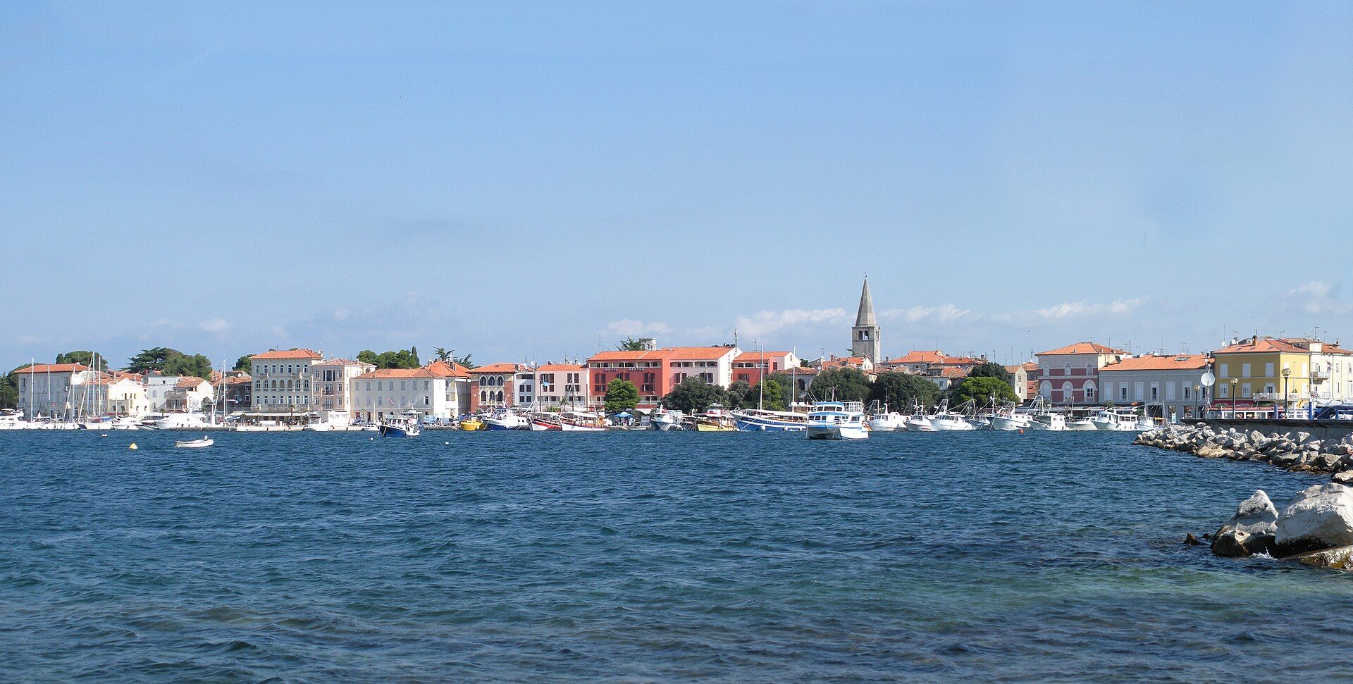 Authentic Poreč harbour and waterfront