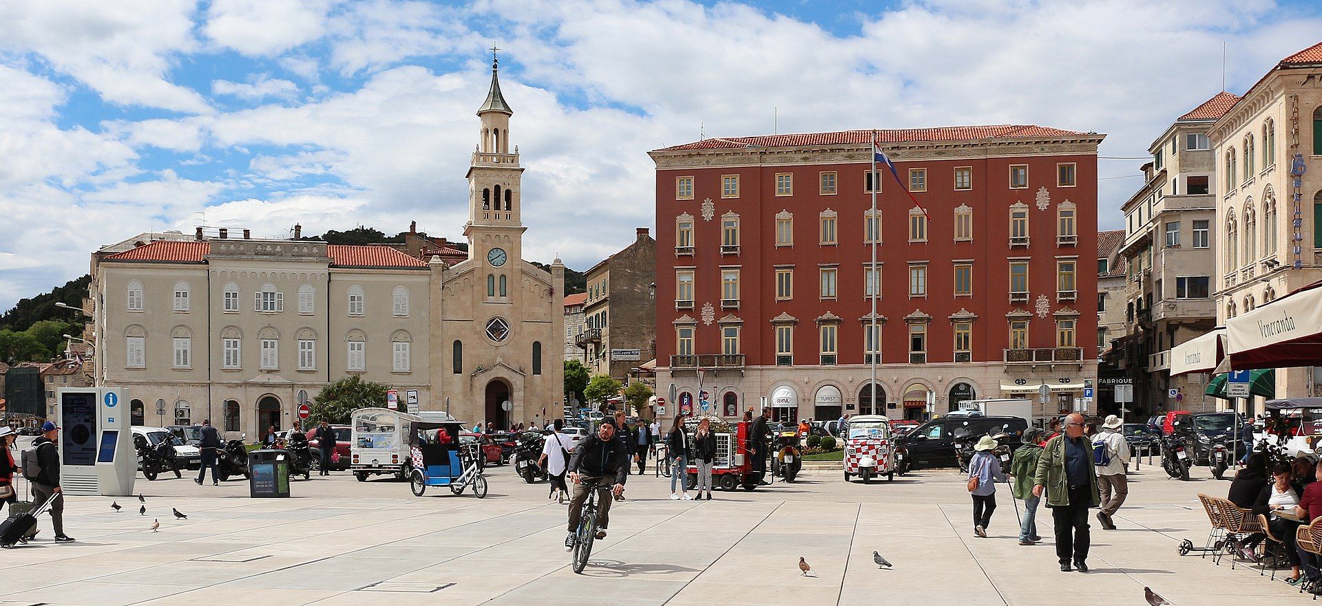 Authentic western Split Riva waterfront