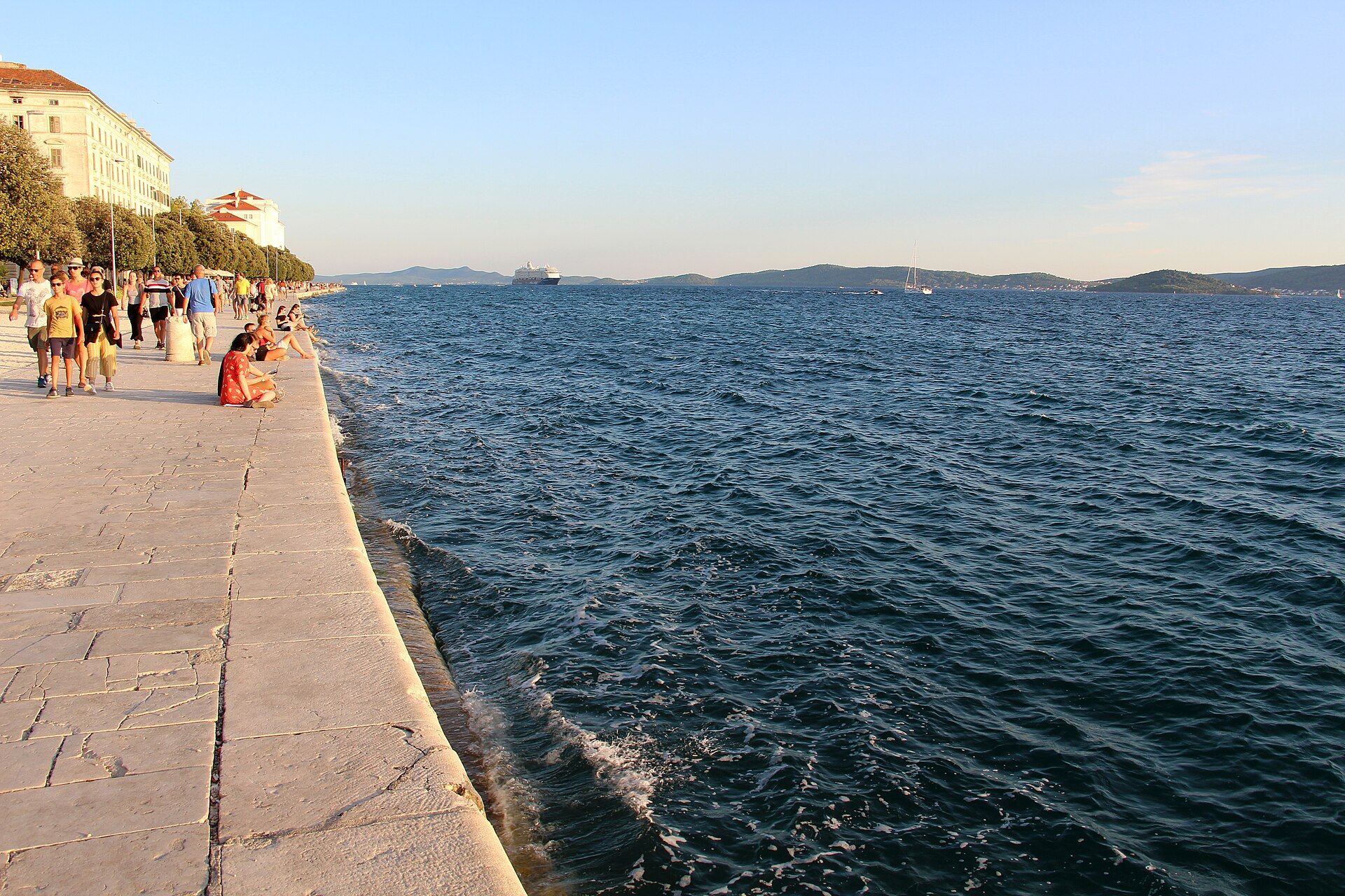 Authentic Zadar Riva waterfront