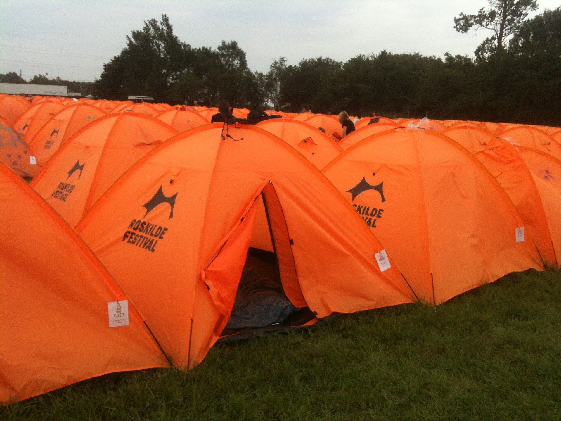 Authentic Roskilde festival, rail or city context in Denmark