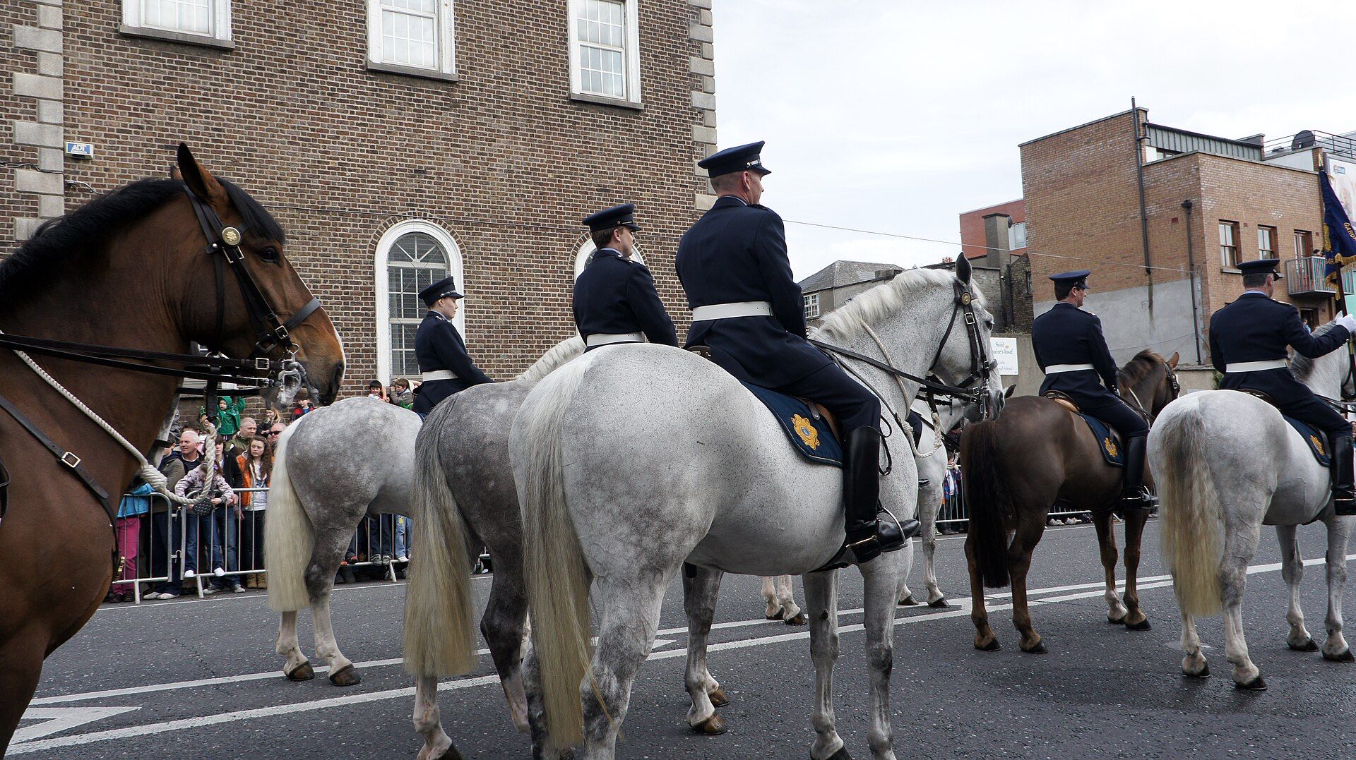 Costumed participants in Dublin's St. Patrick's Day Parade