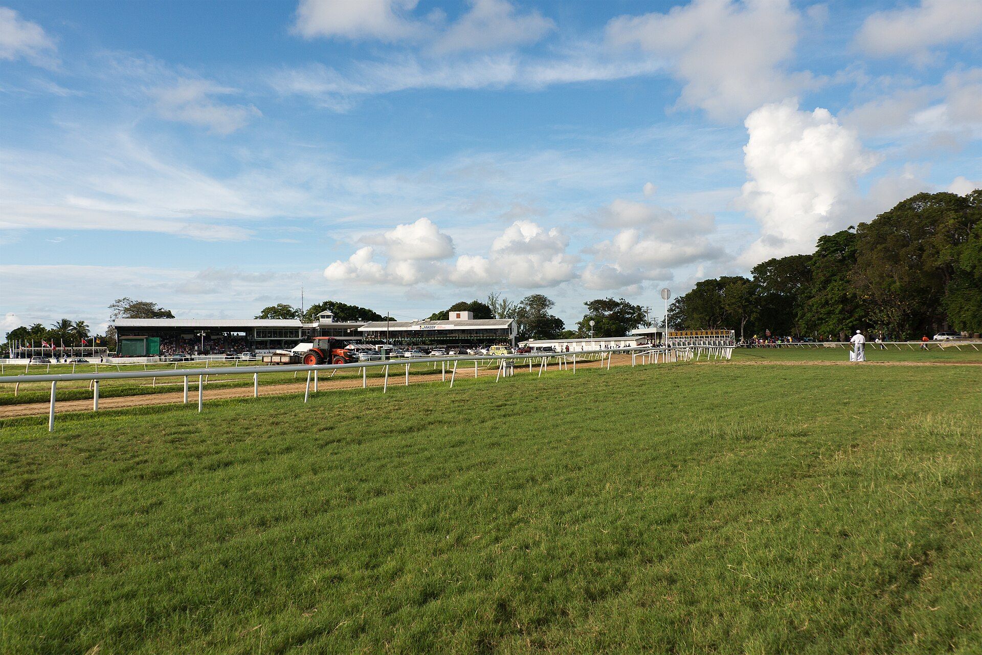 Wide view across Garrison Savannah, the 2026 Fun Mile venue