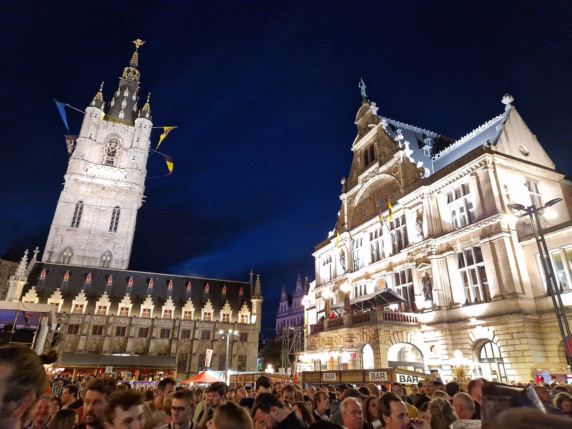 Gentse Feesten 2023 Square in Belgium