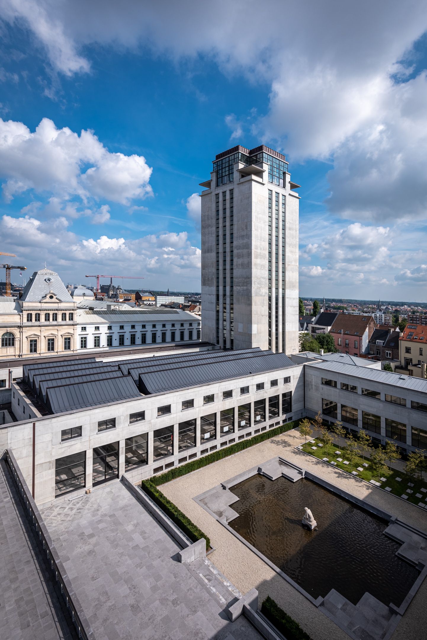 Ghent Boekentoren Exterior in Belgium