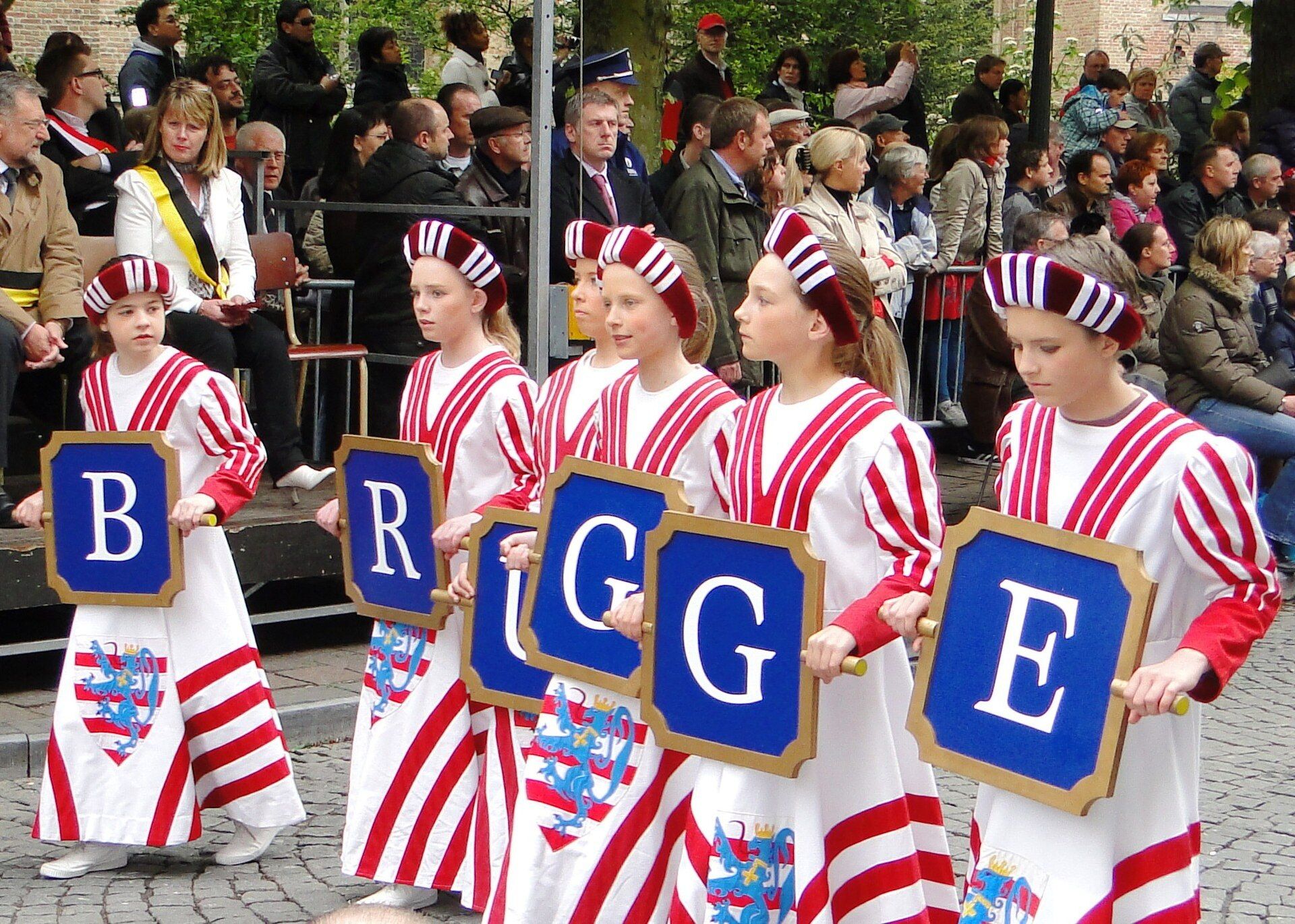 Holy Blood Procession Route in Belgium