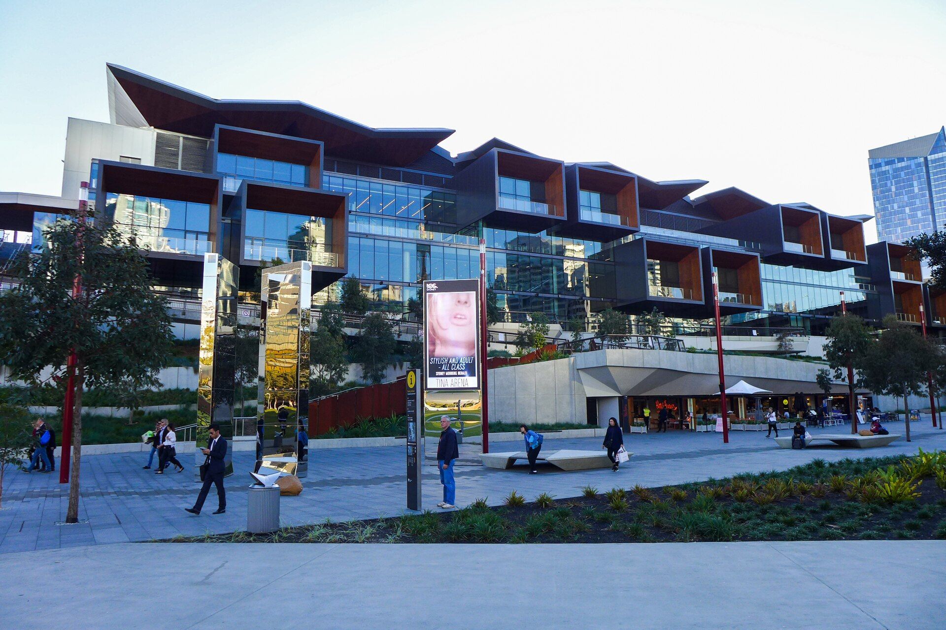 Exterior of the ICC Sydney Exhibition Centre
