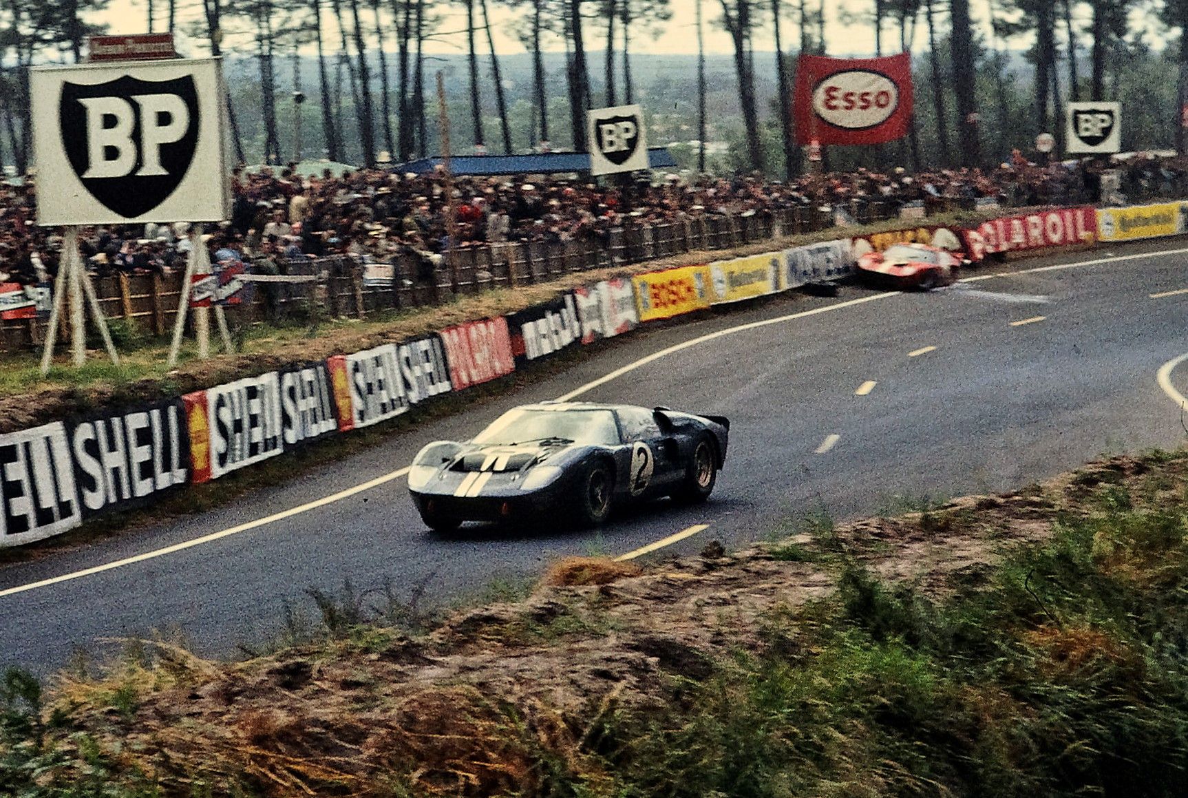 Historic racing action at the 24 Hours of Le Mans