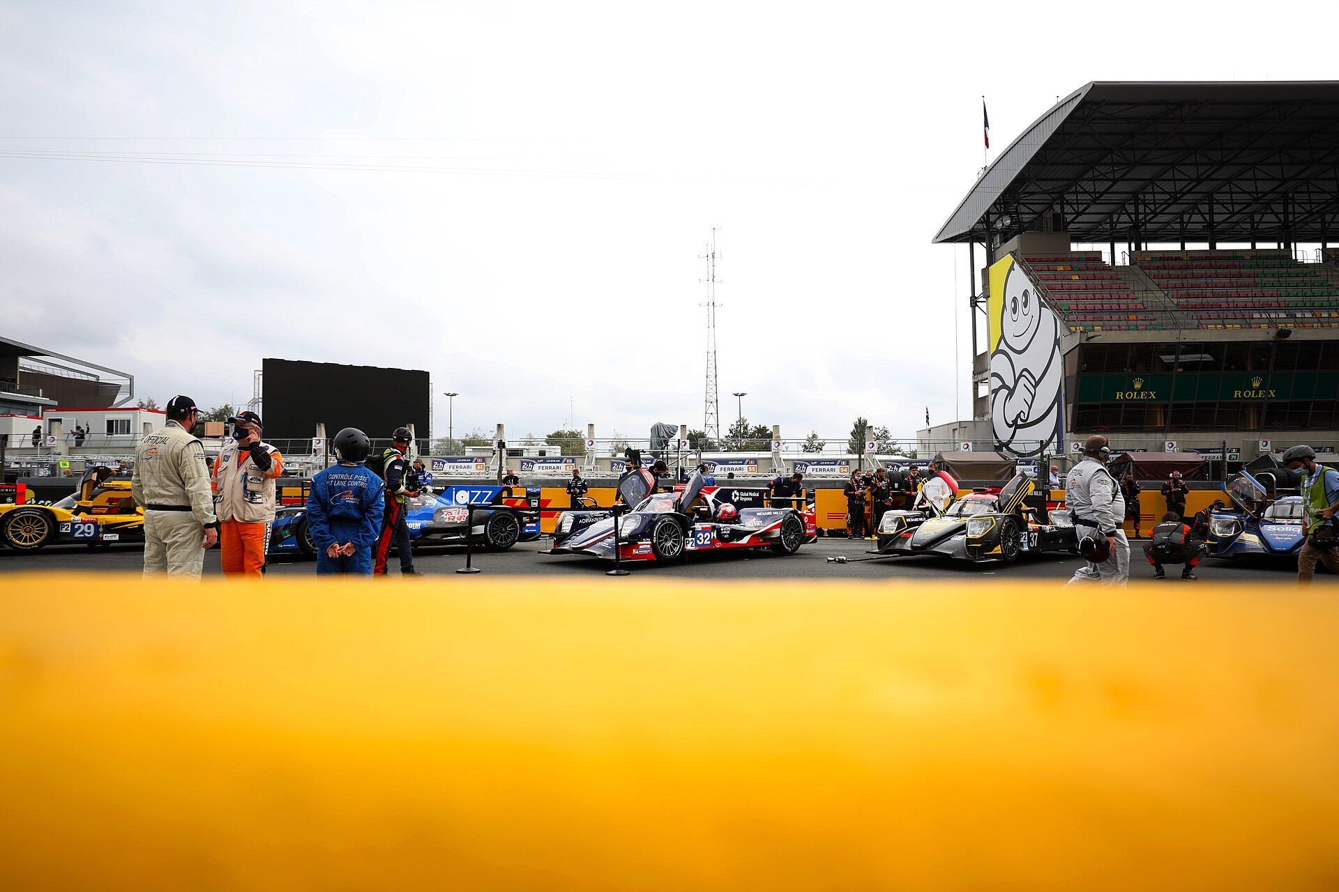 The starting grid at the 24 Hours of Le Mans