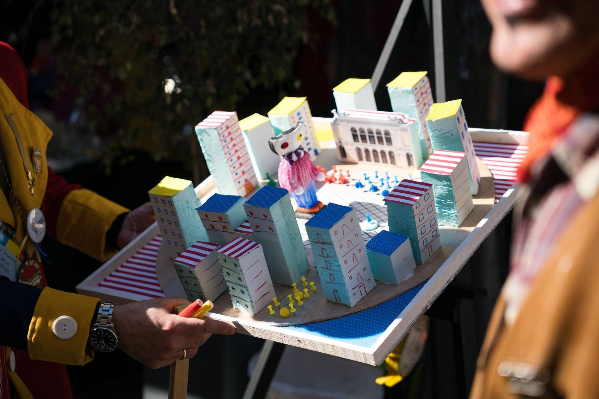 A crew creation in the Patras Carnival Hidden Treasure game