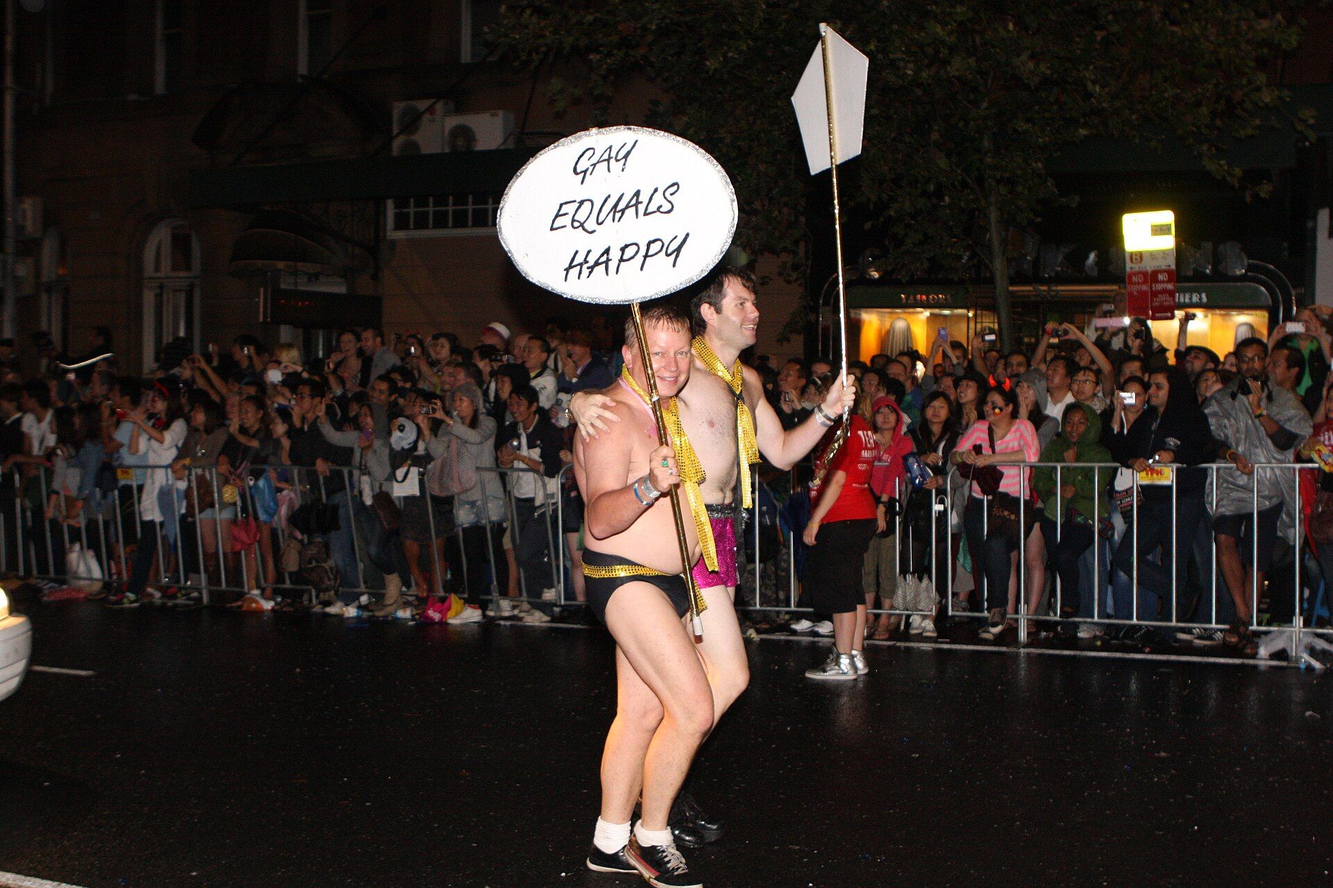 Participants in the Sydney Gay and Lesbian Mardi Gras Parade
